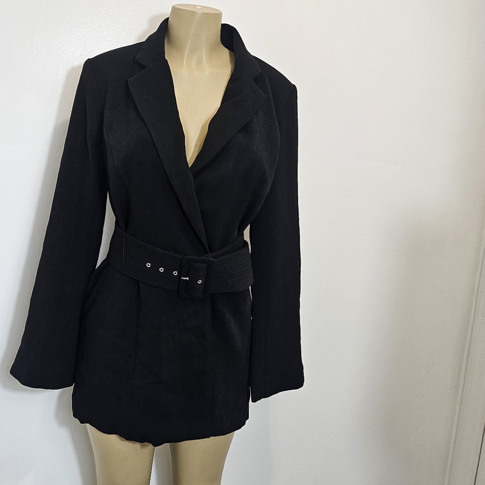 NBD Business Elegant Black Mini Dress Size M. - Picture 4 of 8